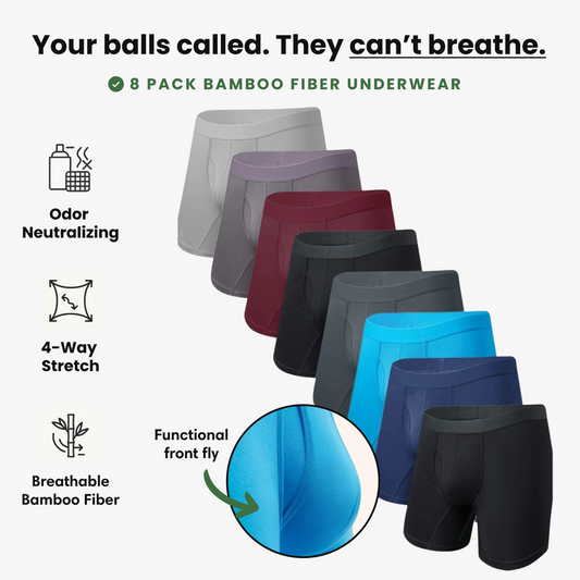 ASSENCE® DUAL POUCH BAMBOO BOXERS